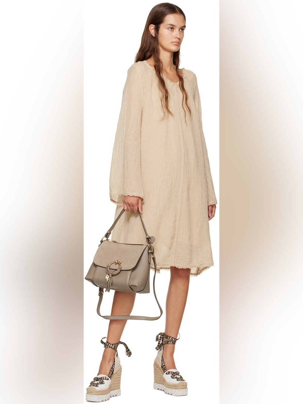 See by Chloe Joan Handbag - small in grey color - Picture 4 of 15